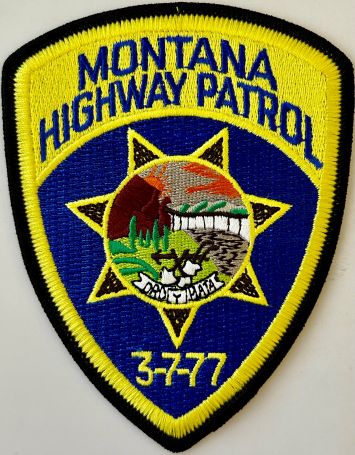 MONTANA HIGHWAY PATROL SHOULDER PATCH.